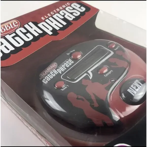 New Open Box Hasbro Scrabble Electronic Catch Phrase Handheld Electronic Game - Picture 2 of 6